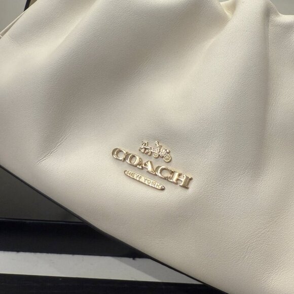 NWT！2PCS COACH 3-Way FAYE SHOULDER BAG WITH RUCHING（CV529）gift receipt FOR GIFT - Picture 4 of 8